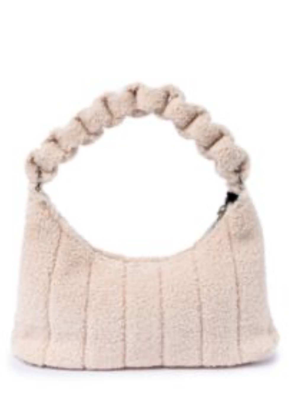 NEW Women’s Skinny Dip Emma Fluff Shoulder  Bag Cream